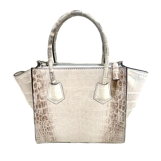 Angle Handbag in Himalaya Crocodile Skin