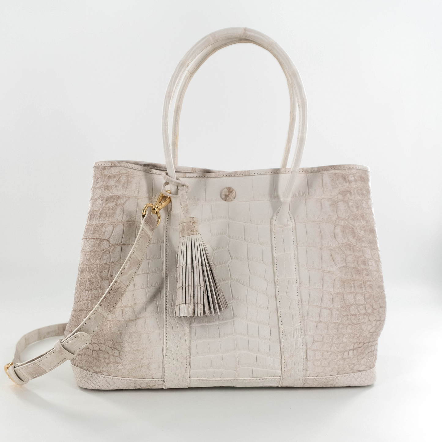 Garden Tote in Himalaya Crocodile Skin