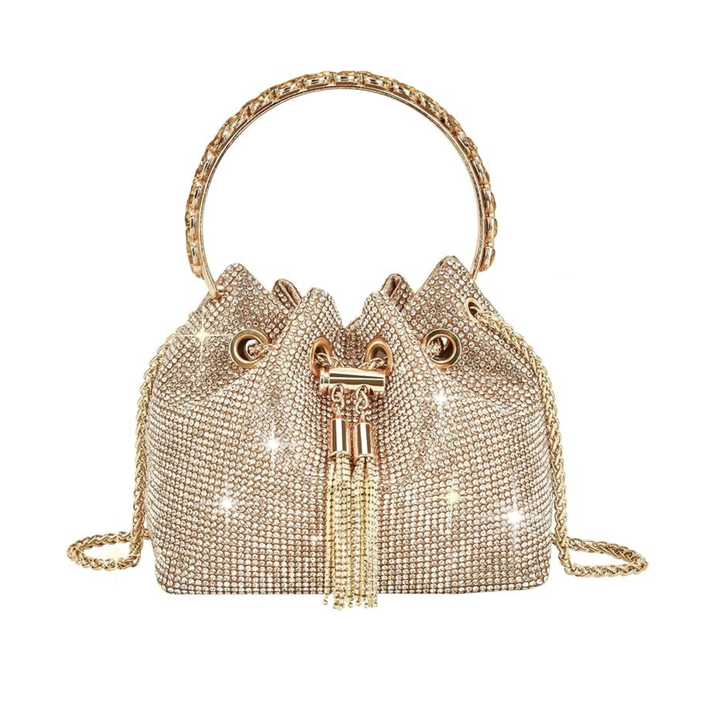 Glitter One Handle Handbag