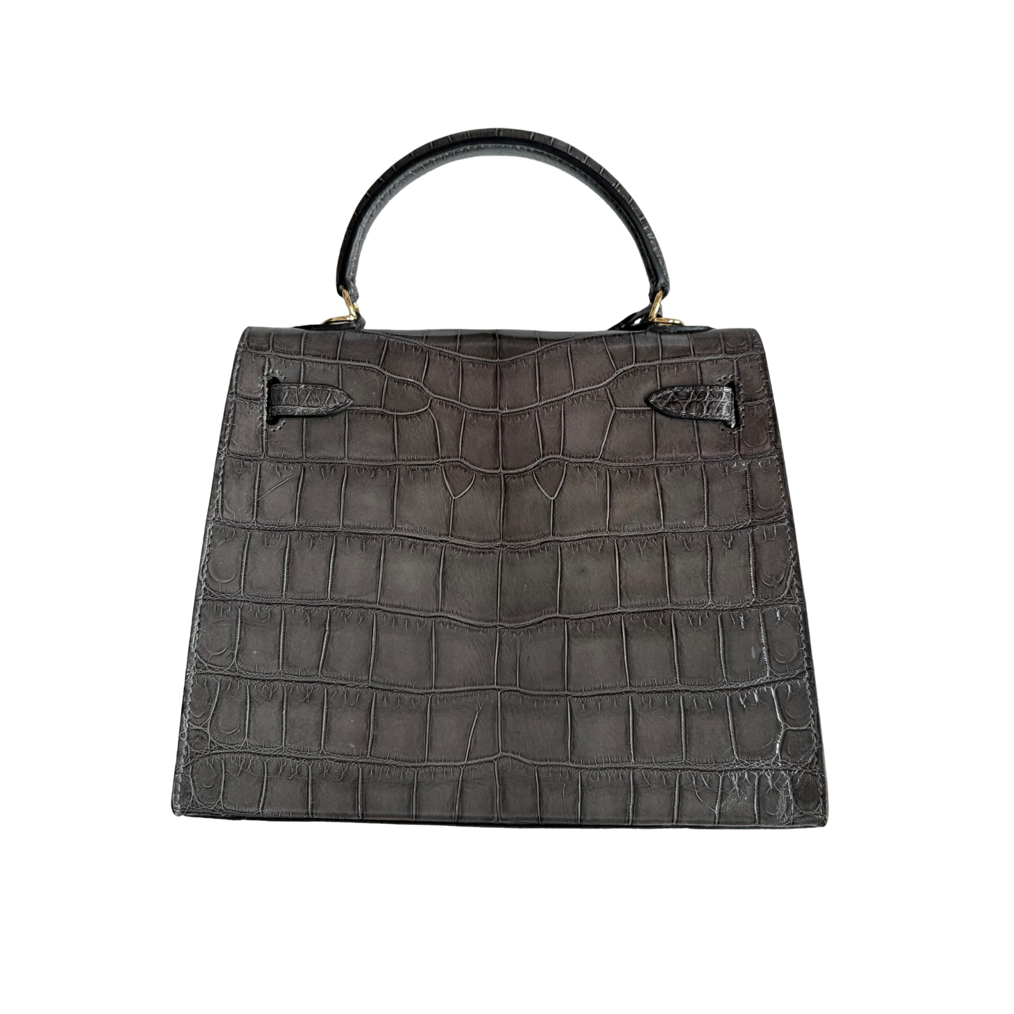 Princess Handbag in Matte Shadow Crocodile Belly Skin