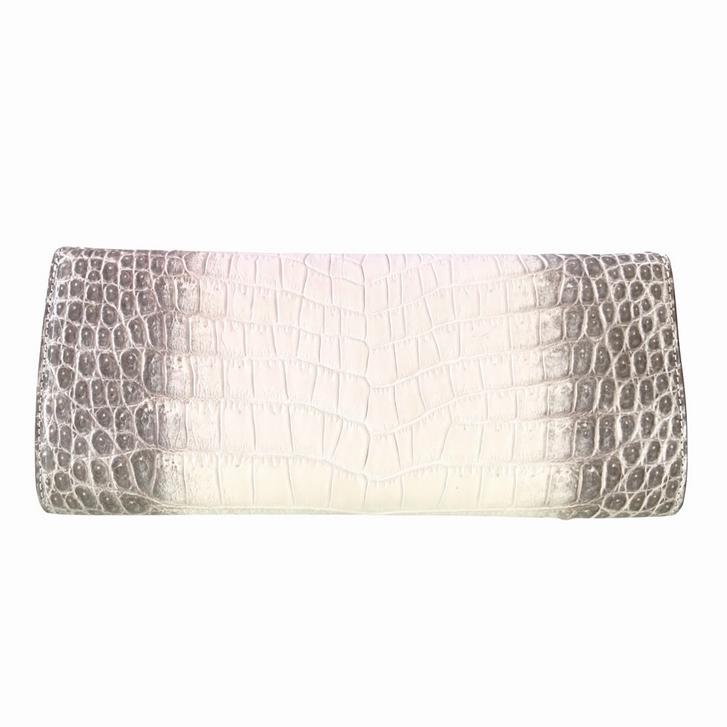 Half Moon Clutch in Himalaya Crocodile Skin