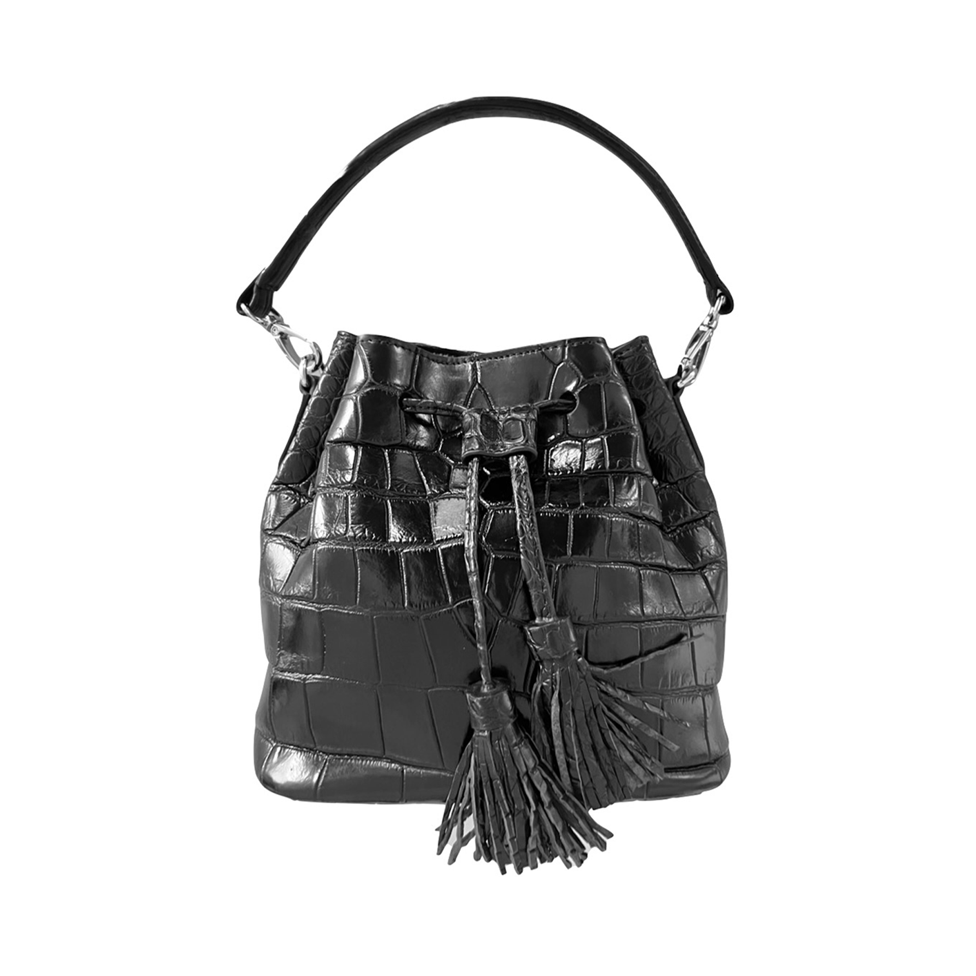 Crocodile on sale bucket bag