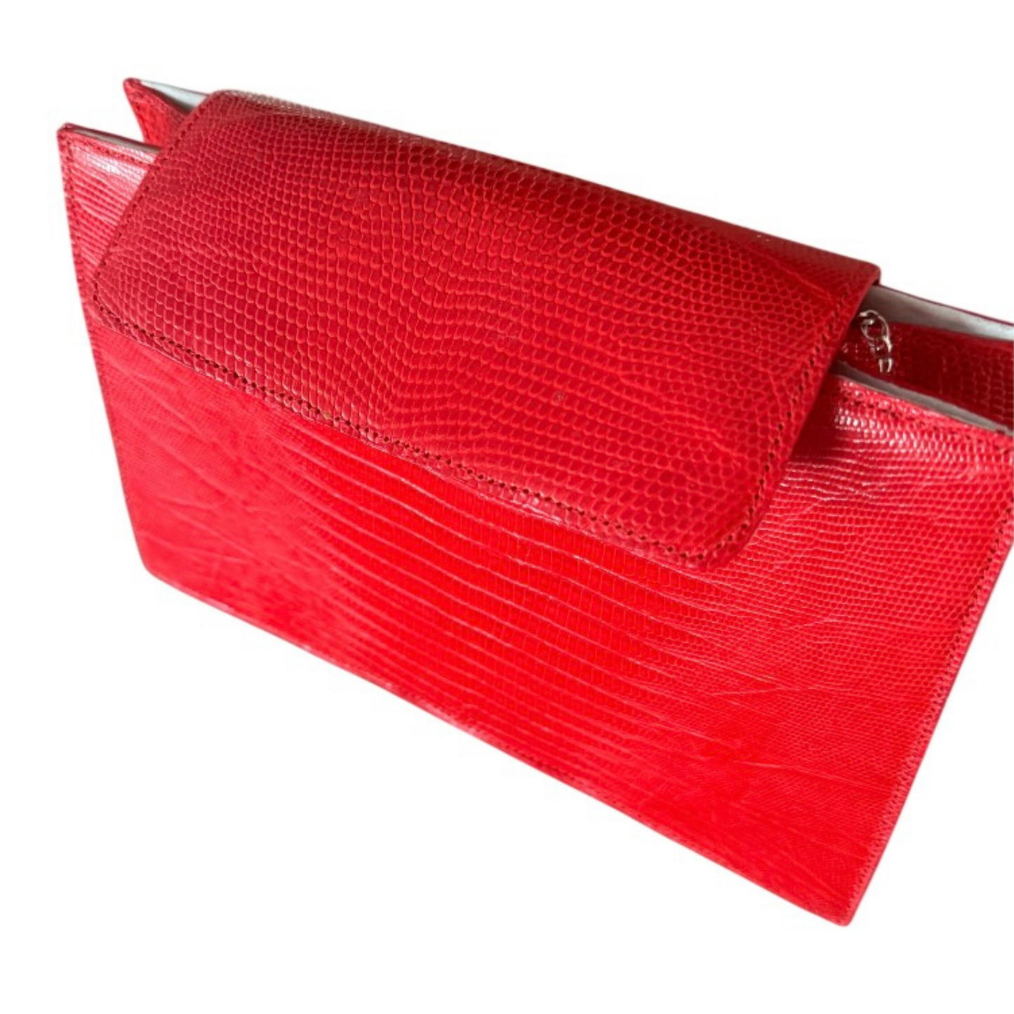 Kristi Clutch in Lizard Skin