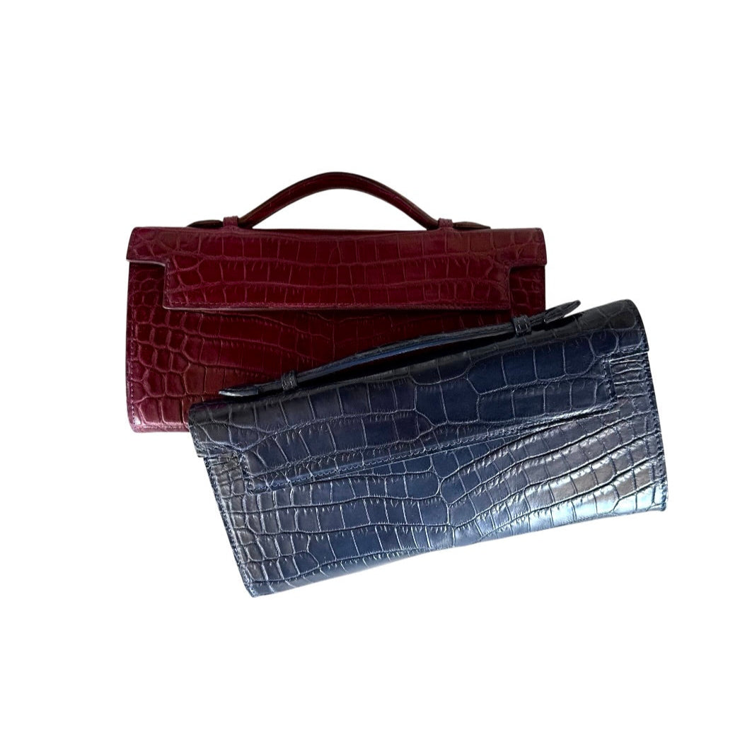 Long Clutch in Nile Crocodile Skin