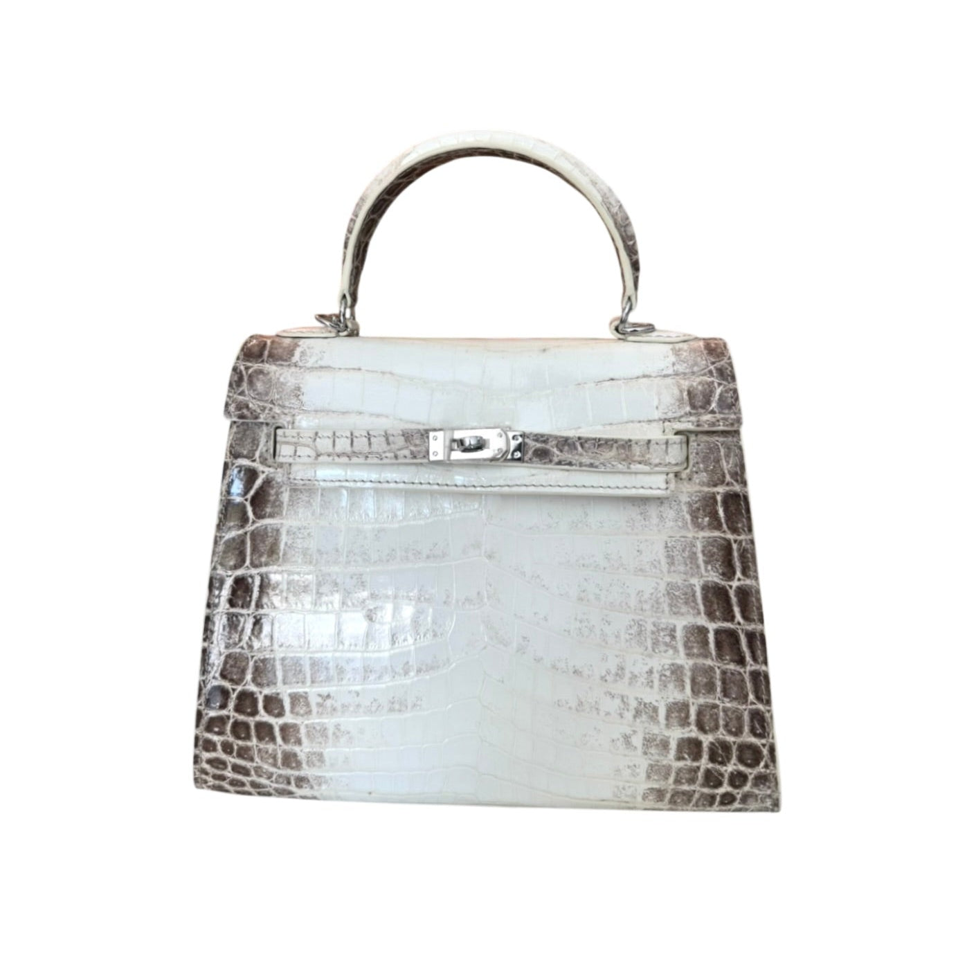 Princess Handbag in Shiny Himalaya Nile Crocodile Belly Skin