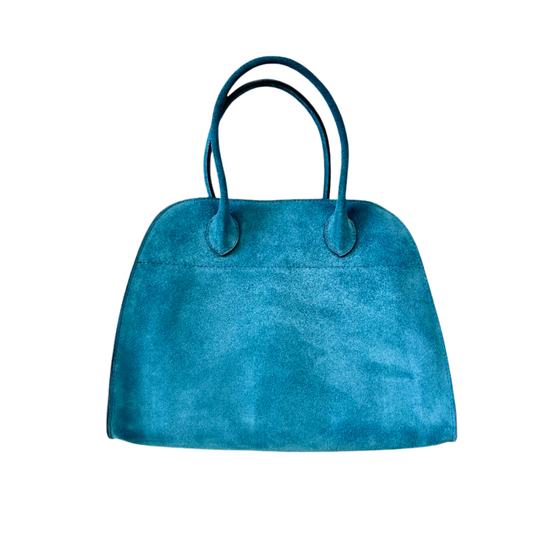 Rowena Blue Suede Handbag