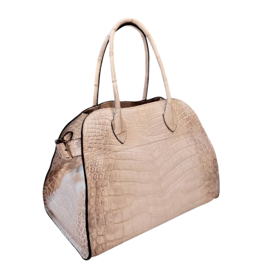 Rowena Handbag in Himalaya Crocodile Skin