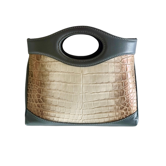 Grace Handbag in Himalaya Nile Crocodile Belly Skin